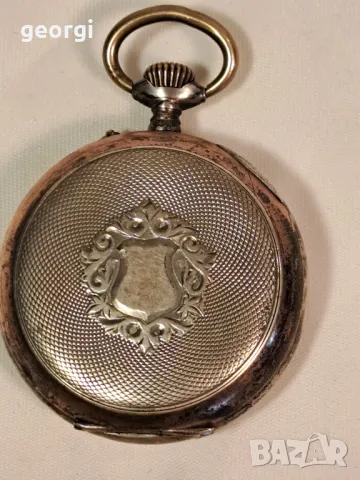 сребърен джобен часовник , снимка 7 - Джобни - 49332079