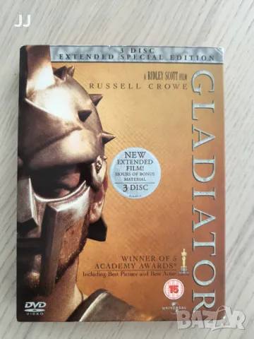 Gladiator Extended Special Edition Гладиатор DVD филм Дивиди без български субтитри Регион 2, снимка 1 - DVD филми - 47342712