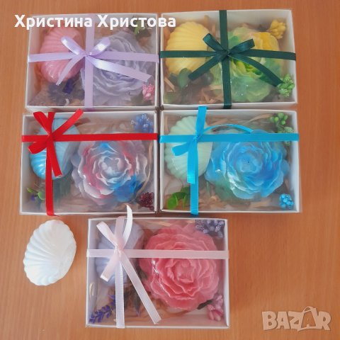 Стилни сапунени цветя, снимка 4 - Други - 42050377