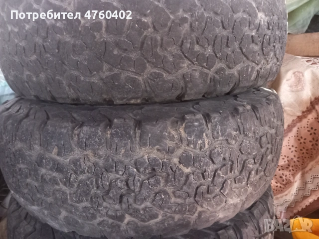 Джанти 4бр.  15  6x139,7 с гуми  мицубиши паджеро mitsubishi pajero, снимка 2 - Гуми и джанти - 53897709