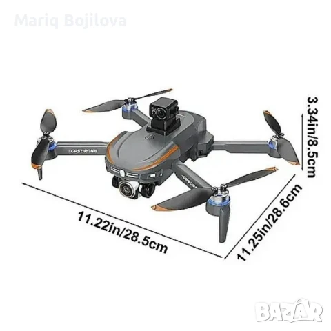 Професионален 4K дрон с интелигентно управление и GPS S28, снимка 5 - Друга електроника - 51097665