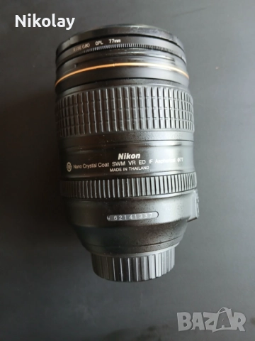 Nikon AF-S Nikkor 24-120mm f/4 G ED VR, снимка 3 - Обективи и филтри - 52536892