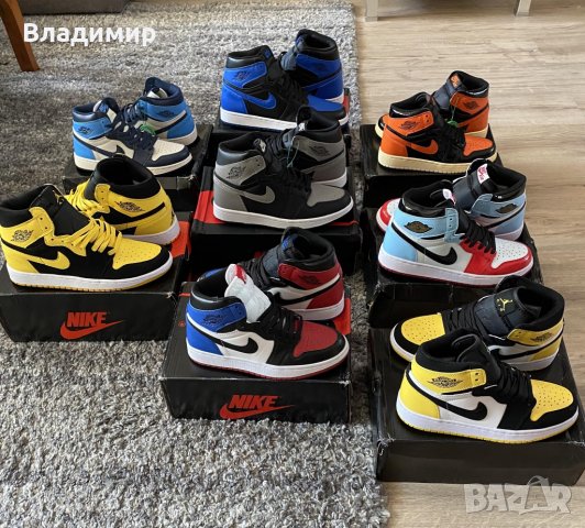 Nike Air Jordan 1 I OG All COLOURS Мъжки/Дамски Кецове 36-47EUR, снимка 1 - Кецове - 18574994