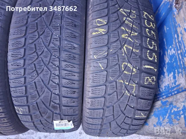 235 55 18 DUNLOP 4броя зимни , снимка 2 - Гуми и джанти - 56243160
