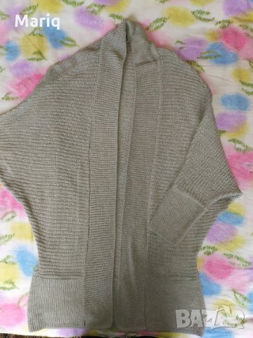 Жилетка Блуза Пуловер на ЗАРА със  Ръкави пелерина М размер , снимка 2 - Жилетки - 30981514