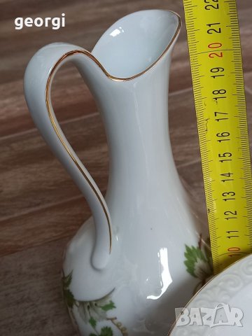 Немска порцеланова фруктиера и кана, снимка 10 - Сервизи - 35570710