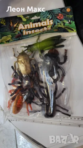 Фигурки на насекоми 6 в комплекта , снимка 4 - Фигурки - 48328609