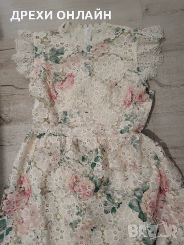 Дълга дантелена рокля , снимка 3 - Рокли - 51710686