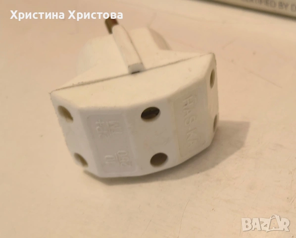Разклонител троен 3в1 10А 2Р+, снимка 3 - Други стоки за дома - 53989425