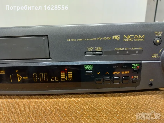 Panasonic nv-hd100 hi-fi stereo VHS video , снимка 3 - Декове - 56106375
