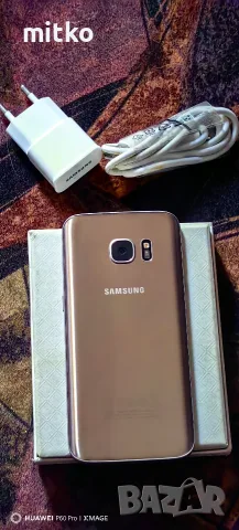 SAMSUNG GALAXY S7 Golden sand-Перфектно състояние на телефона, снимка 8 - Samsung - 55991810