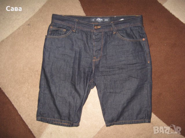 Къси дънки S.OLIVER  мъжки,М-Л, снимка 2 - Дънки - 37252073