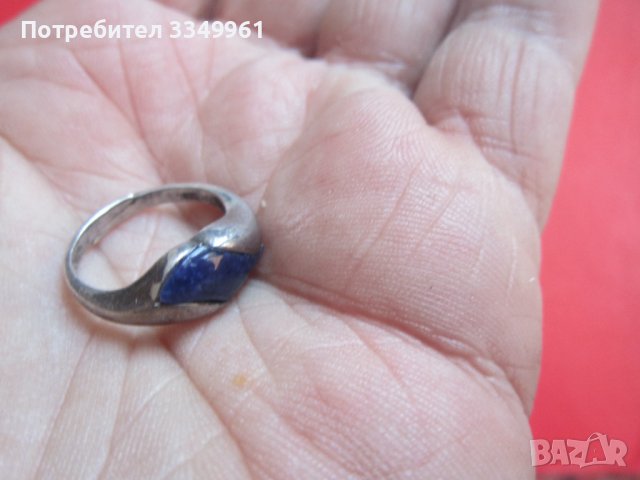 Страхотен сребърен пръстен с камък 925 РОВ, снимка 7 - Пръстени - 36704154