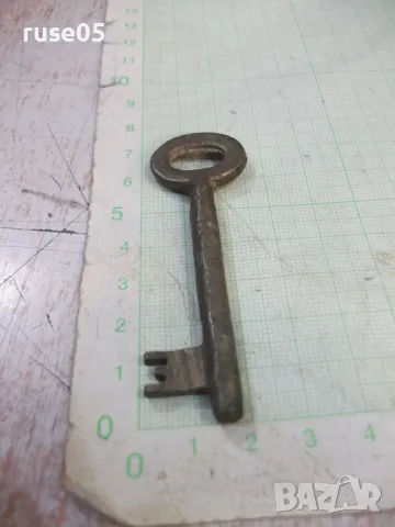 Ключ стар бронзов за брава, снимка 2 - Други ценни предмети - 47779374