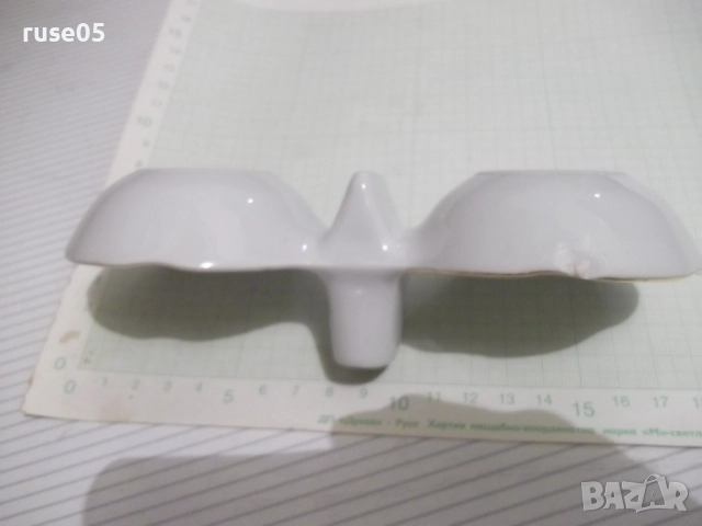 Солница порцеланова българска от соца, снимка 6 - Колекции - 52513525