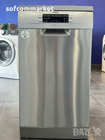  Съдомиялна AEG ProClean F77420MOP (Инокс, 45 см) – С 6 месеца гаранция!, снимка 3 - Съдомиялни - 56198542