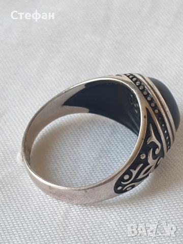 Сребърен пръстен, снимка 5 - Пръстени - 54266175