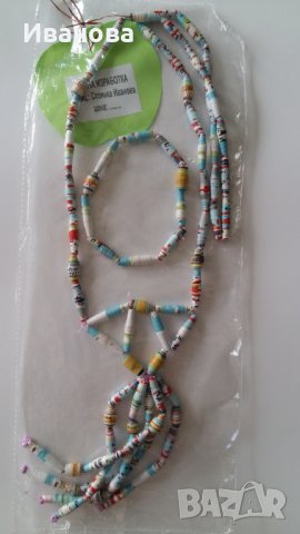 Ръчна изработка на бижута от хартия и квилинг, снимка 2 - Колиета, медальони, синджири - 31851633