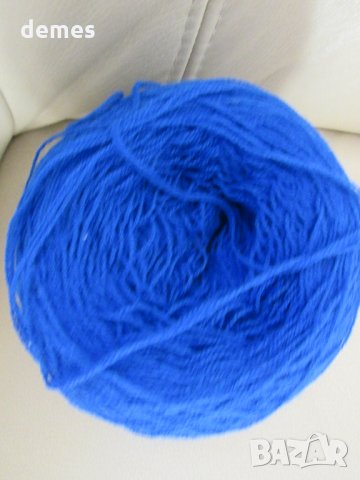  Прежда в цвят парижко синьо 106 грама, снимка 3 - Други - 31255636