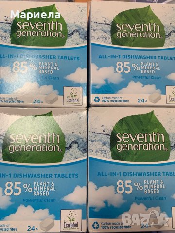 Таблетки за съдомиялна седмо поколение Всичко в едно 24 таблетки