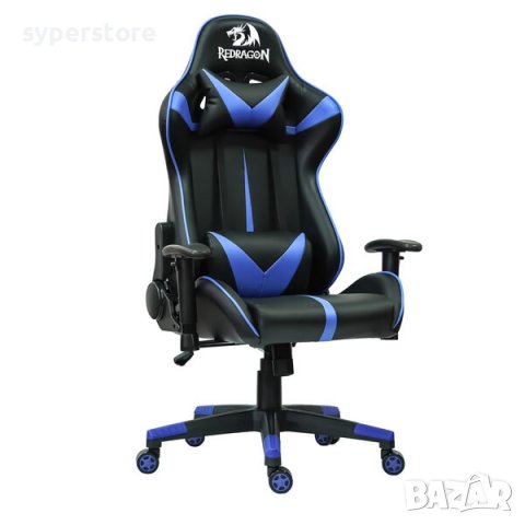 Геймърски стол Redragon Rampage C503-BB Черно - Син Ергономичен Gaming chair, снимка 2 - Столове - 39214413