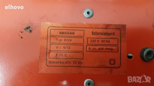 Зарядно за акумулатор ABSAAR 4A-, снимка 3 - Аксесоари и консумативи - 29459962