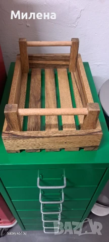 Декоративна дървена щайга, снимка 2 - Декорация за дома - 51016190