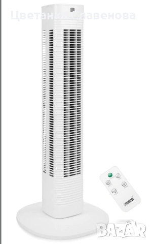 Вентилатор кула Princess,3 скорости, 3 режима, осцилация 80°, 8-часов таймер, снимка 2 - Вентилатори - 53978192