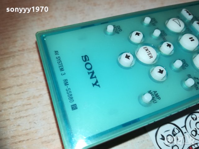 sony rm-SS880 audio remote 0501211637, снимка 6 - Ресийвъри, усилватели, смесителни пултове - 31318007