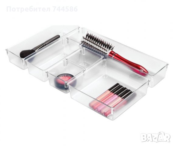 Комплект 6 органайзерa за чекмедже, снимка 2 - Органайзери - 32072330