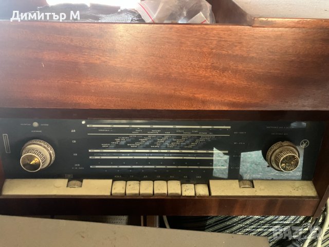 Ретро радиограмофон Акорд 102, снимка 1 - Антикварни и старинни предмети - 42697770