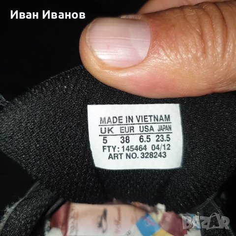 водоустойчиви туристически  обувки/ маратонки  Salomon Gore-Tex  номер 37,5-38, снимка 10 - Други - 42770103