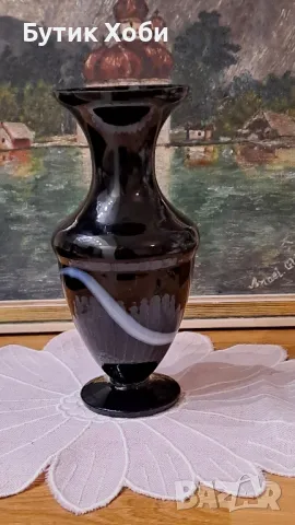 Комплект ваза и свещник, снимка 3 - Антикварни и старинни предмети - 49628803