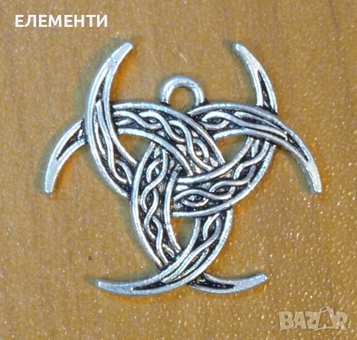 Метален Елемент / Медальон - БИОХАЗАРД