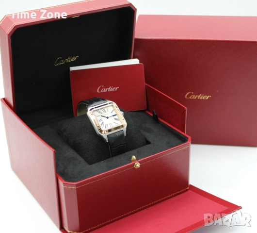 Cartier Santos - Dumont 38mm SWISS Movement Steel Rose Gold Дамски / Унисекс Различни Варианти, снимка 2 - Дамски - 52996801