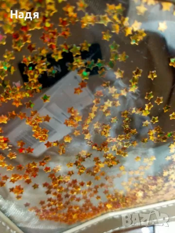 Нова малка чанта с брокат звезди , снимка 2 - Чанти - 48080055