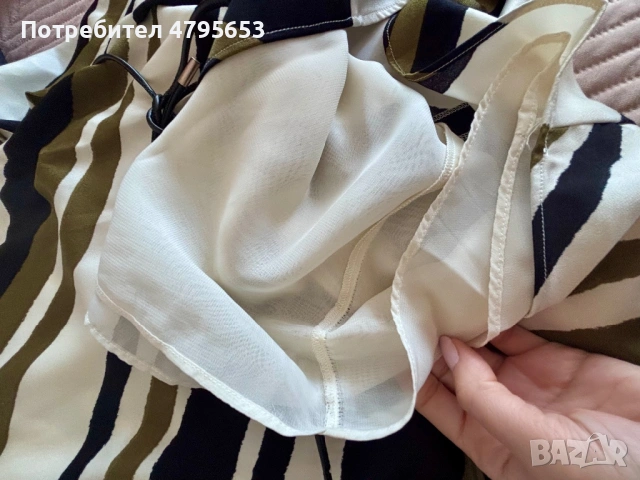 Къса рокля Mango, XS, с колан, в безупречно състояние, снимка 5 - Рокли - 54235798