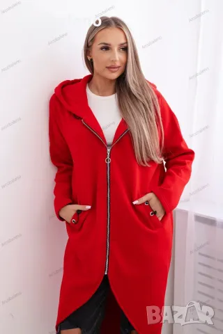 Дамски дълъг изолиран суичър, 15цвята , снимка 15 - Суичъри - 48481663