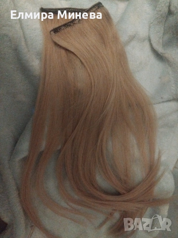 естествена коса на треси, снимка 2 - Аксесоари за коса - 53165698