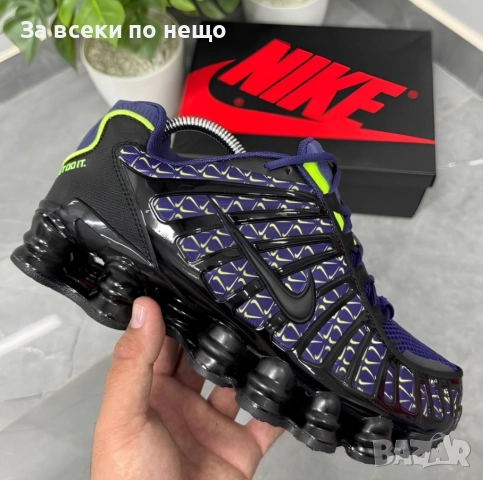 Nike Shox TL Black and Blue Унисекс👟Дамски Маратонки С Кутия👟Мъжки Спортни Обувки Код S60, снимка 2 - Маратонки - 52408676