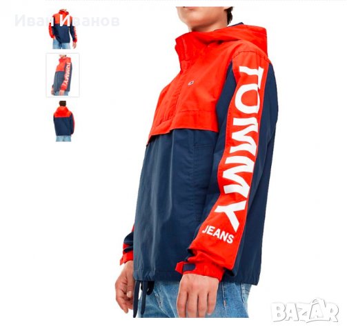 Ново яке  Tommy Hilfiger Tjm Graphic Popover  размер М , снимка 3 - Якета - 38464424