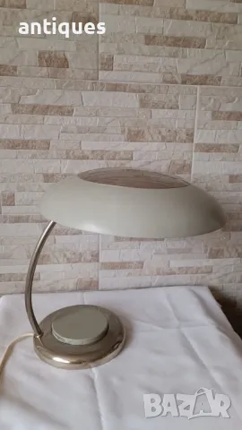 Стара настолна лампа - BAUHAUS - VEB Leuchtenbau - 1960"г. - №3 - Антика, снимка 6 - Антикварни и старинни предмети - 49670316