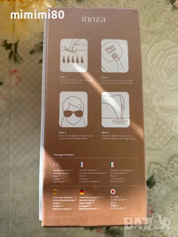 Фотоепилатор Innza, снимка 4 - Друга електроника - 49922302