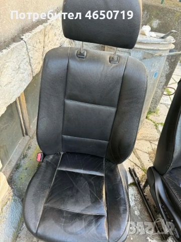 Салон номер 3 стандартен ел салон с подгрев и памет в перфектно състояние със задни седалки и черни , снимка 3 - Аксесоари и консумативи - 53895767