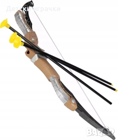 Играчка Лък със стрели и мишена на стойка 110см, снимка 6 - Други - 52714384