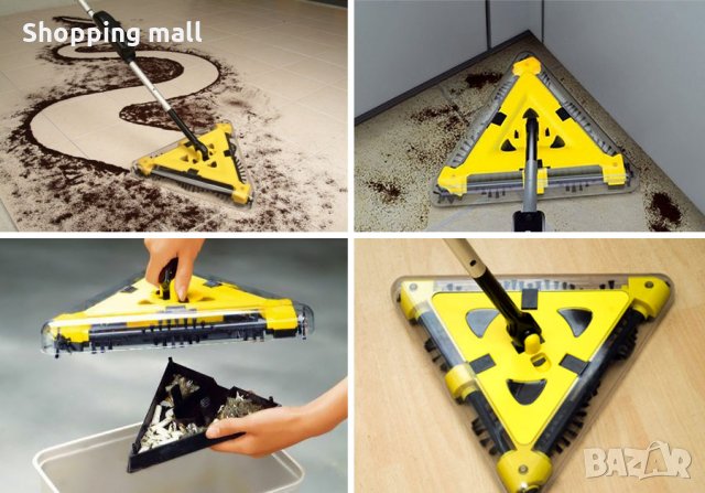 Зареждаема електрическа четка метла подочистачка swivel sweeper, снимка 10 - Прахосмукачки - 35603643