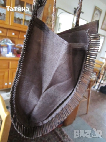 чанта  /ТИП- МЕДИЦИНСКА- межанизъм за заключване и ключе;кожени аксесоари;чанта -бамбук;Чанта МАNGO , снимка 14 - Чанти - 51635160