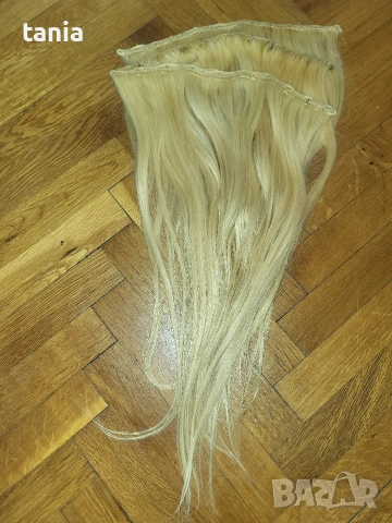 Естествена коса за трайно поставяне, снимка 2 - Аксесоари за коса - 54333213