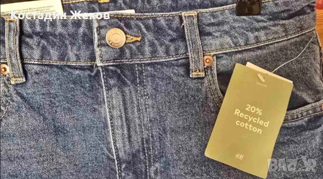 Нови със етикет. Дамски оригинални къси панталонки дънкови. HENNES & MAURITZ. H& M, снимка 6 - Къси панталони и бермуди - 51432460