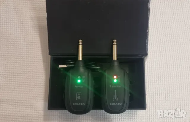 LEKATO безжичен китарен предавател, приемник, снимка 4 - Друга електроника - 49703041